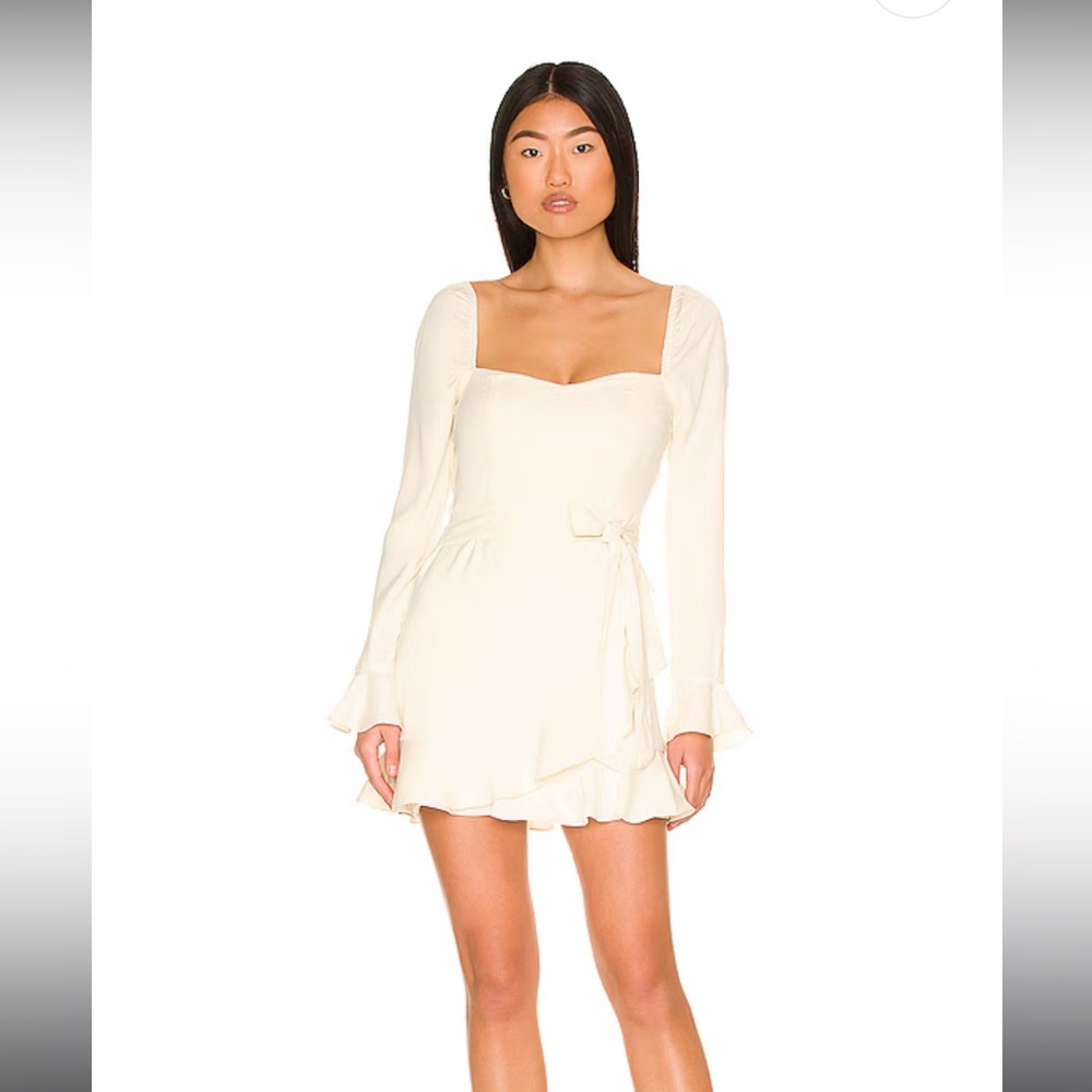 More To Come Khloe Ruffle Sleeve Mini Dress